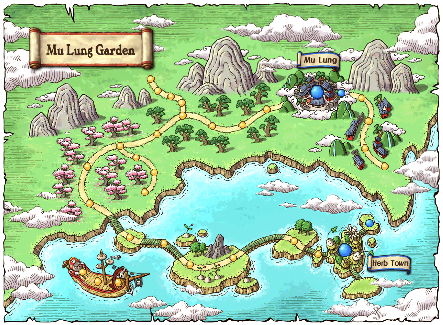 MU LUNG GARDEN map