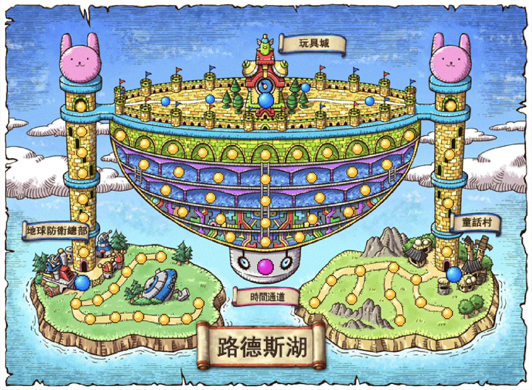 LUDAS LAKE map