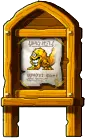 火獨眼獸懸賞標示牌